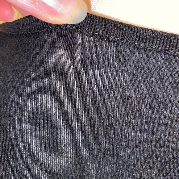 Vince Essential Long Sleeve Jersey Crewneck Lightweight Top - Picture 5 of 10